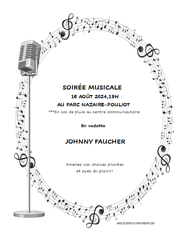 Soirée musicale Municipalité de SaintLucdeBellechasse